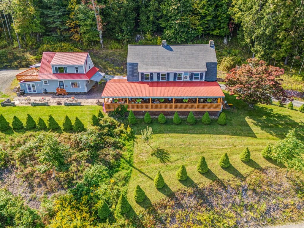 default Aerial Drone Photo of a Property on Otsego Lake Cooperstown NY Shot by New York Real Estate Photography