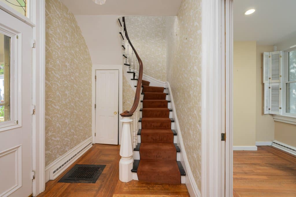 Original Victorian Staircase Saratog Springs Home