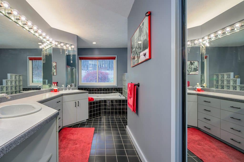 11-E-Center-St-48a-copy Real Estate Photograph of Primary Bath in Home in Oneota NY Shot by New York Real Estate Photography
